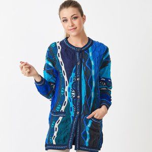 Aklanda's Tornado Crew Cardigan Royal
